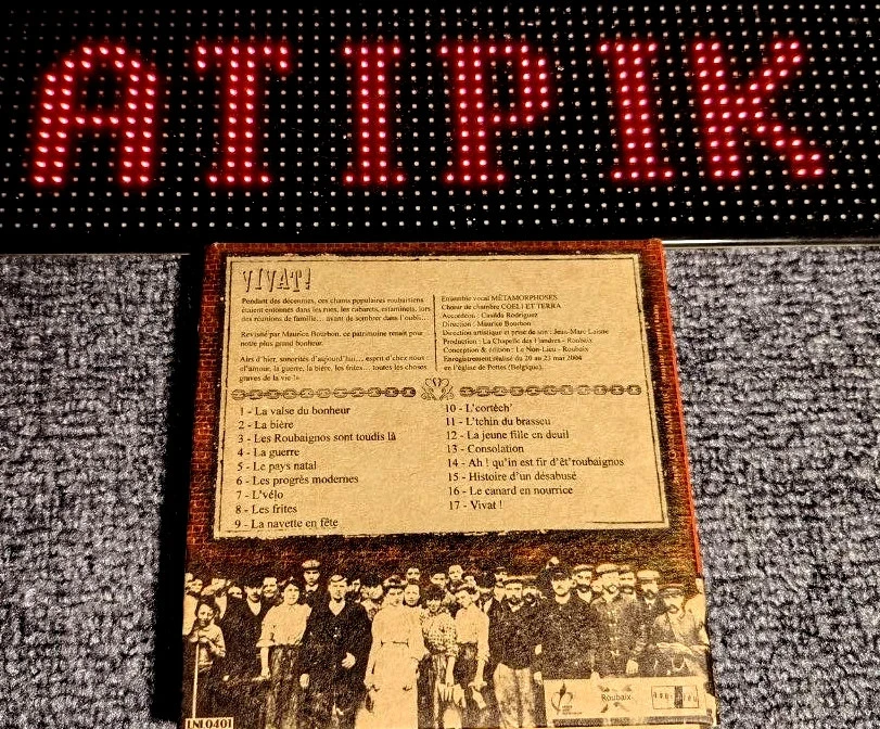 Vivat!  Rare CD - Unfindable Roubaisienne Songs! 🌟 – photo 2